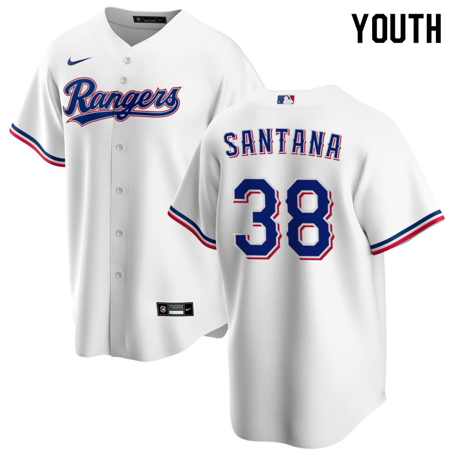Nike Youth #38 Danny Santana Texas Rangers Baseball Jerseys Sale-White